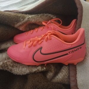 Nike Tiempo Kids Soccer Cleats - Pink